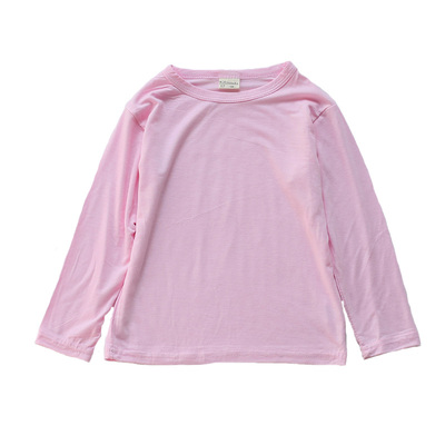 儿童莫代尔长袖防晒男春夏t恤衫