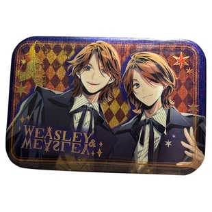 正版官谷 哈利波特吧唧双人长方形漫柄马口铁徽章谷子DM