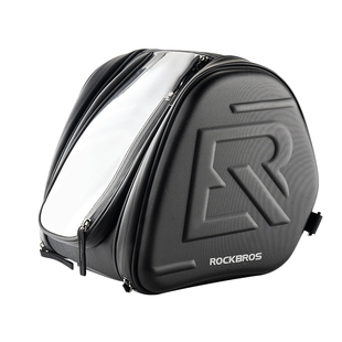 洛克兄弟踏板摩托车油箱包前置硬壳摩旅三角包NMAX PCX 佛沙 XMAX