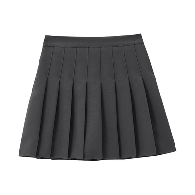 灰色百褶裙半身裙女夏季新款