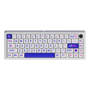 原创克莱因蓝色大字符原厂pbt65687587100机械键盘键帽