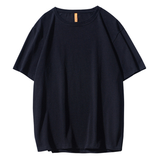 疯庞克嘻哈纯棉纯色情侣短袖打底衫T恤白色男女体恤纯黑半袖衣服