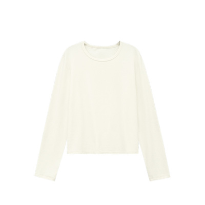 加绒保暖黑白打底衫长袖T