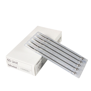 一次性纹身针收口散口圆针割线打雾单排双排弧排纹身针嘴刺青长针