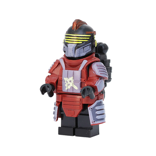适用乐高人仔和平精英地铁逃生动力机甲积木小人七级套男孩玩具