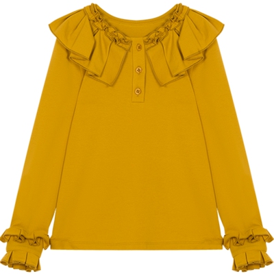 鄂尔多斯童装女童公主莫代尔衬衣打底衫