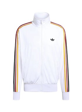adidas阿迪达斯三叶草立领男三条纹休闲运动宽松夹克外套 KD3844