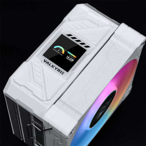 VK瓦尔基里AL125电脑CPU散热器ARGB风扇数显台式机四铜管塔式风冷