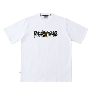 BBK 270g bboy街舞 宽松t恤 嘻哈滑板 重磅hiphop短袖 潮滑板涂鸦
