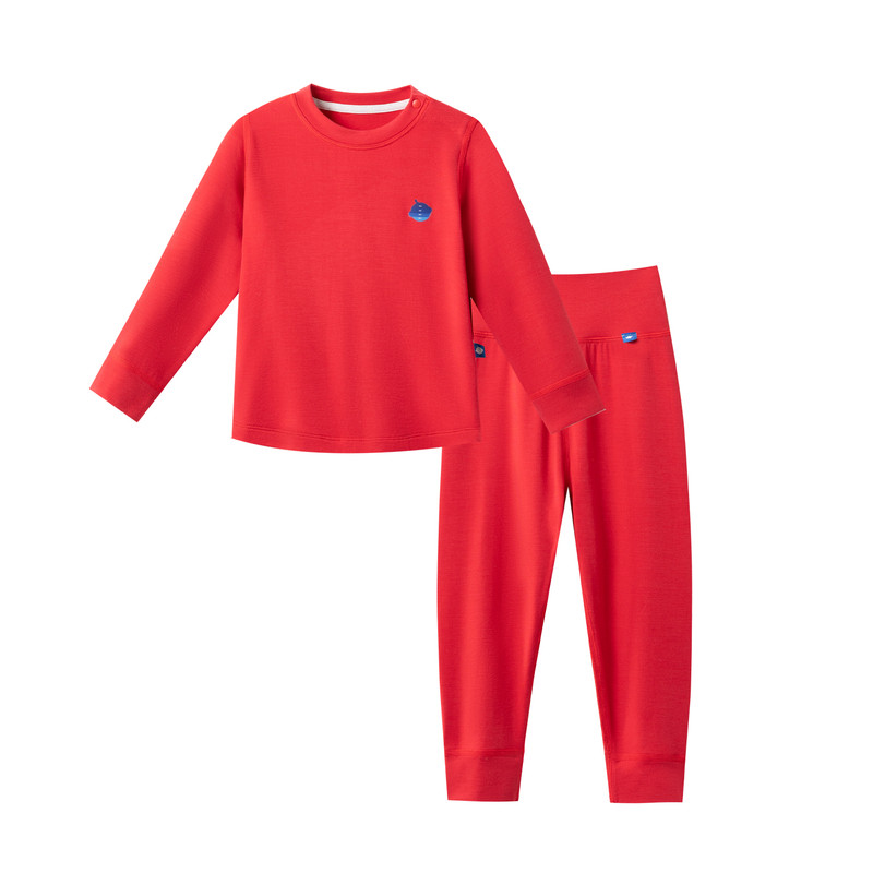 Babycare山茶花保暖内衣套装秋冬宝宝家居服分体睡衣儿童秋衣秋裤