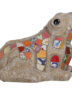 院子欧式风陶瓷仿真动物园林青蛙