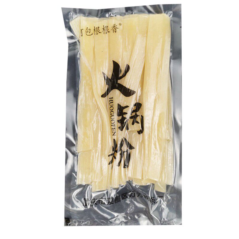 正宗重庆酸辣粉粗粉农家手工红薯粉200克*50袋免泡真空装开店专用