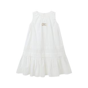布丁哈鲁夏装童装女童裙子2026夏季新款儿童洋气简约小清新连衣裙