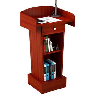 讲台演讲台发言台简约教师讲台桌主持接待台咨客台会议小型迎宾台