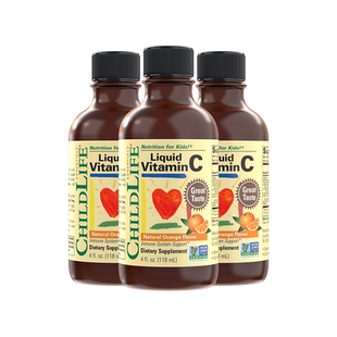 童年时光childlife婴幼儿维C营养液3瓶【临期26年8-9月到期】