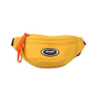 儿童斜挎包帆布帅气胸包潮流韩版宝宝小腰包简约休闲时尚男童包包