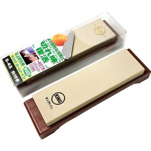 日本原装进口king牌磨刀石油石家用人造砥石3磨刺身刀6000/1000目