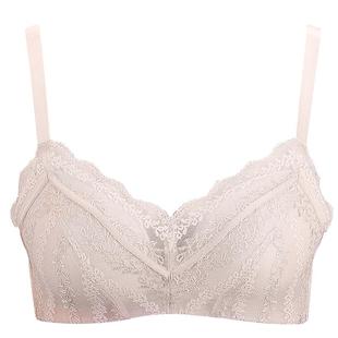 古今内衣女透气聚拢上薄下厚蕾丝上托无钢圈文胸罩