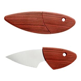 迷你小肥豚口袋快递小刀切香刀户外便携露营学生宿舍水果刀多用刀