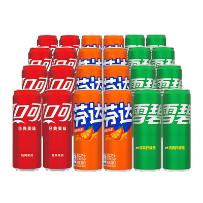 雪碧无糖饮料摩登罐可口可乐