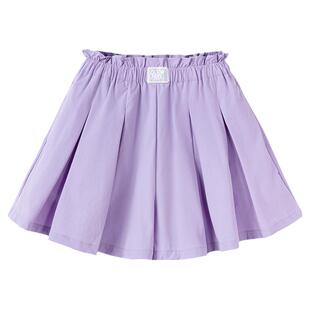 森马儿童短裤2025年夏季新款女童裙裤宽松设计感裤子甜酷风花苞腰