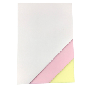 a4二联无碳复写打印纸三联空白自动复印本四连点菜单合同表格票据