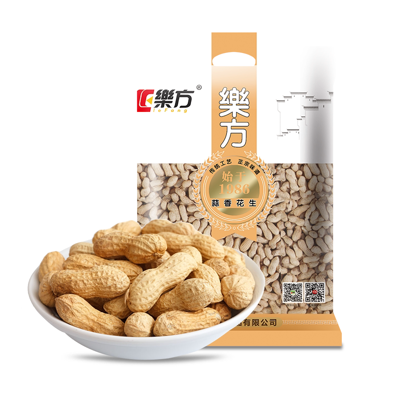 乐方香酥花生4斤装年货核桃原味