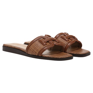 明星同款SAM EDELMAN26春夏平跟一字拖时尚外穿简约凉拖鞋女IRINA