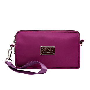 新品冬季零钱包日韩迷你小包牛津布三层拉链小手包包布包女手机包