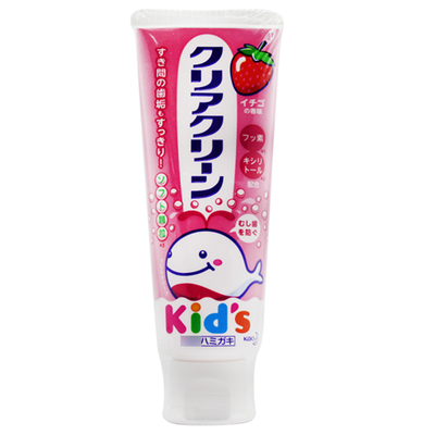 日本花王KAO儿童牙膏清新防蛀