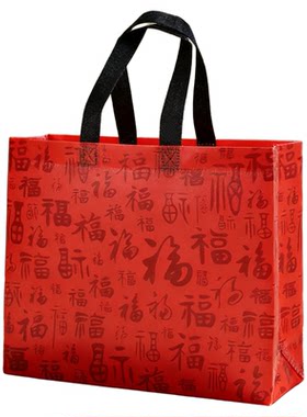 覆膜加厚无纺布手提袋环保