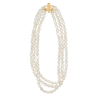 JX I 克莱奥 天然巴洛克珍珠项链串珠多层颈链小众设计感锁骨链