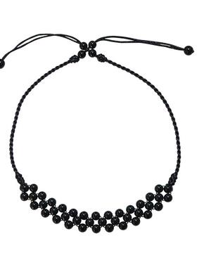 逸水红颜女性遮挡疤痕项链