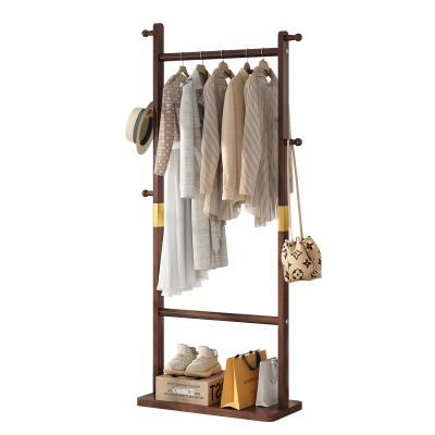 实木衣帽架挂衣架喜家派简约现代