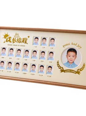儿童成长记录相框1岁到18岁相框