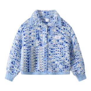 植木 儿童毛衣2026春新款中大童毛衣针织开衫上衣女童毛衣童装