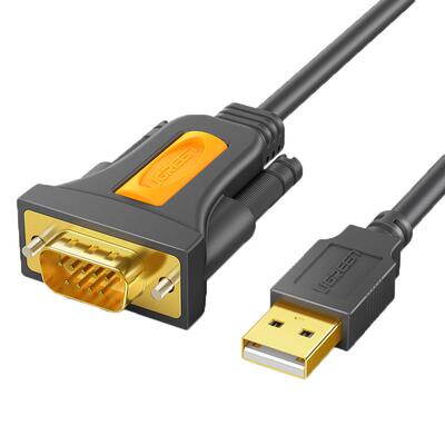 绿联usb转rs232com串口线九针