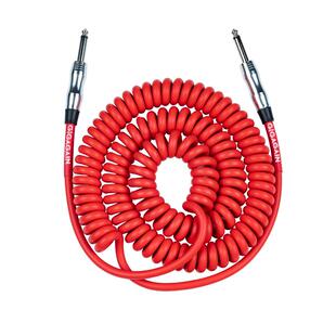 GIGAGAIN 编织吉他连接线3米复古弹簧线6米 音箱贝斯电吉他降噪线