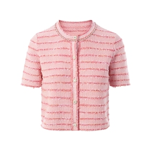 莱茵福莱尔时尚套装女轻熟小众不撞款大方得体气质短袖裙子两件套