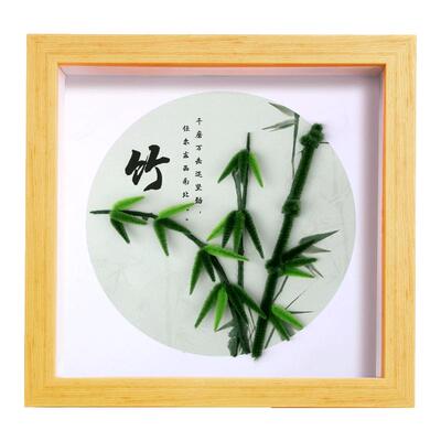 扭扭棒diy四君子之梅兰竹菊材料包全套学生社团活动课自制作成品