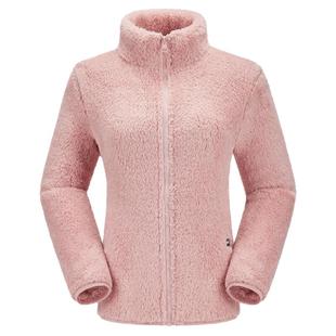 骆驼户外珊瑚绒抓绒衣女冬季双面绒外套加厚保暖抗静电冲锋衣内胆