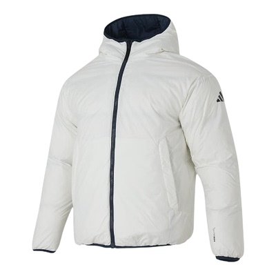 Adidas/阿迪达斯正品2025男士时尚双面穿保暖休闲羽绒服KC2491