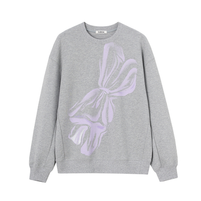 indicia标记商场同款25春新款设计感百搭宽松印花卫衣 F2A5WY024C