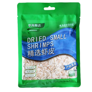 华海顺达精选深海鲜虾皮煲汤调味拌菜佳品100g家庭装