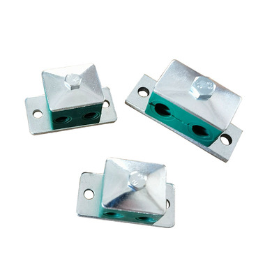 工程塑料镀锌油管液压双孔管夹