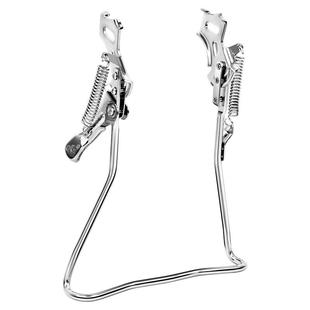 自行车双脚撑支架20/24/26寸停车架方口加粗双支架实心后支撑脚架