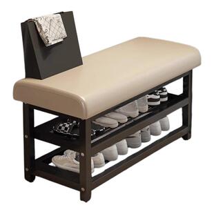 换鞋凳家用门口入户穿鞋凳轻奢高级玄关可坐鞋柜坐凳一体进门凳子