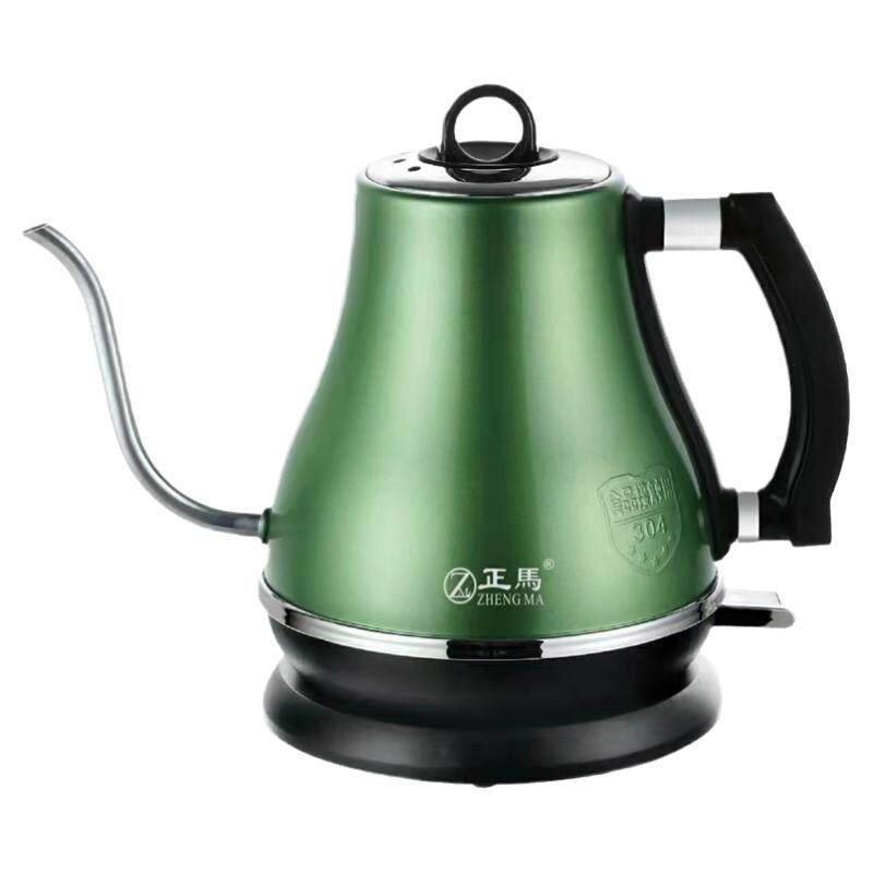 正马细口长嘴电热水壶家用烧水壶304大1.2升冲茶随手泡茶艺快速壶