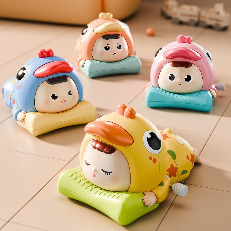 上链发条玩具扭动爬宝宝礼品娃婴儿机构玩具儿童解压礼物兑换积分