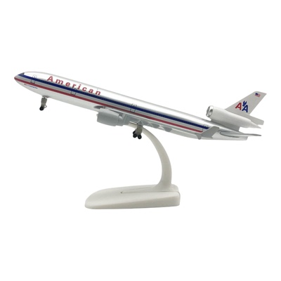 20cm麦道MD-11合金静态飞机模型